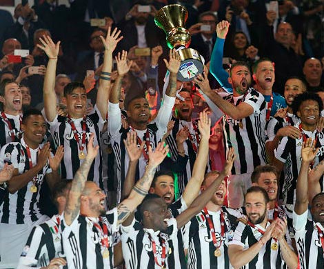 "Ювентус" разгромил "Милан" и в четвертый раз подряд выиграл Кубок Италии