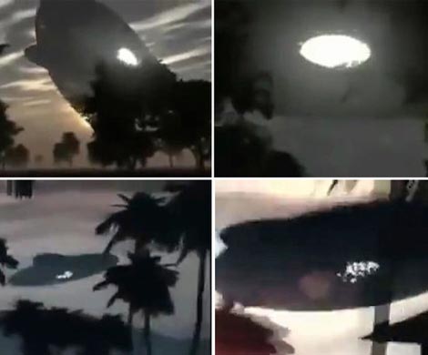 Жители Малайзии опубликовали видео с пролетом огромного НЛО