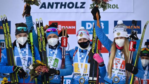 Золотые российские биатлонисты и лыжник-скандалист